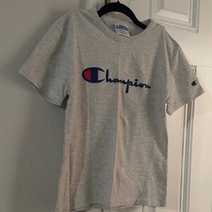 Champion Kids Light Gray Short Sleeve Tee